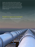 Pipeline vs ground movement